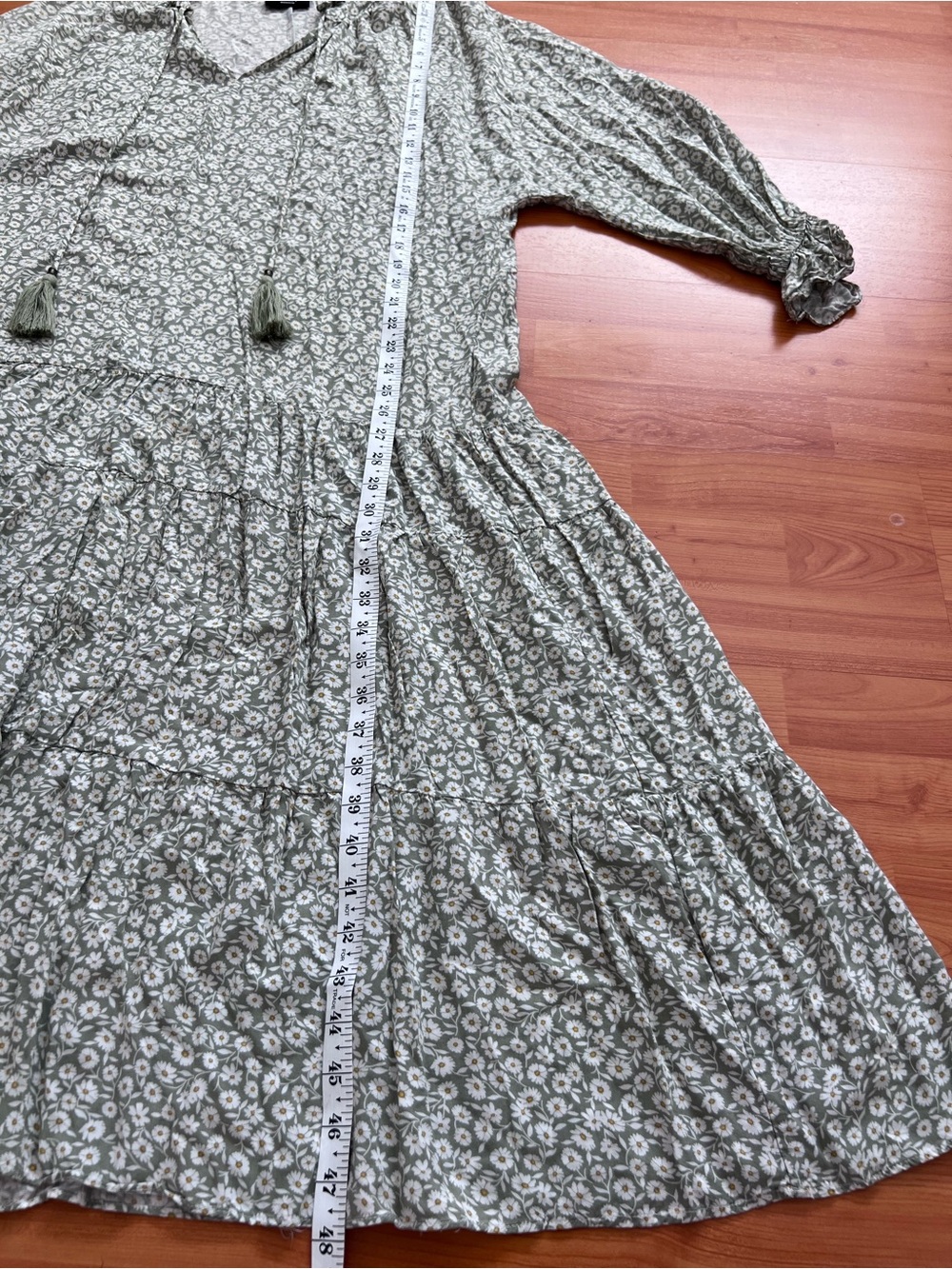 Vici Boho Floral Ruffle Tiered Dress - Picture 9 of 9
